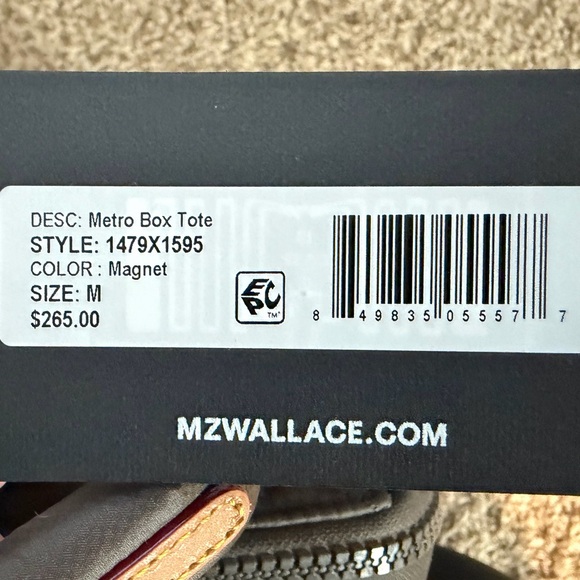 MZ Wallace Metro Box Tote in Medium. - Picture 4 of 4